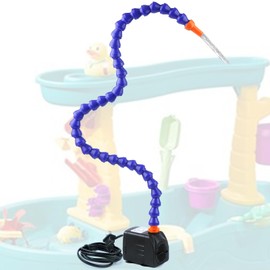 Water Table Pump, Kids Sand Water Play Table Pump with 5FT Charging Cord Splash Fun Summer Outdoor Toddler Activity Accessories Water Game Toys for Child Boys Girls One Way