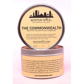 Boston Spice The Commonwealth Handmade Mesquite Rub Smoked Seasoning Blend Ribs Pork Steak Beef Hamburgers Seafood Poultry Chicken Shrimp Fish Scallops Wings Venison BBQ Grilled 1 Cup Spice 6.3oz/179g