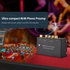 M/M Phono Preamp with Power Switch Ultra-compact Phono Preamplifier Turntable