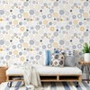 VEELIKE Boho Circle Geometric Wallpaper Abstract Geometric Peel and Stick