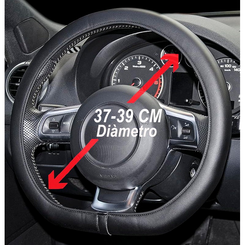 RBR Universal Steering Wheel Cover, Flexible, Flat and Adjustable, Non-Slip