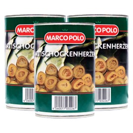 Food-United Artichokes Pickled Tin Preserve Capacity 390 g ATG 240 g Delicate Artichoke Hearts from Spain for Healthy Salads Pizza Pasta Salted without Artificial Additives
