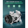 29272C AC Compressor Fit for 2016-2021 for Honda Civic 2.0L