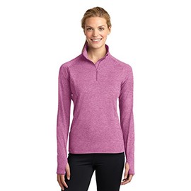 SPORT-TEK Ladies Sport-Wick Stretch 1/2-ZIP Pullover F20