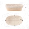 Joyyy Sourdough Bread Proofing Baskets with Liner, Dough Rising Ratten