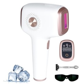 Depilación Láserpara Mujeres, Depilación IPL con Función de Enfriamiento, Luz Pulsada Depilacion Profesional, 999999 Destellos, 9 Niveles Indolora, Unisex, para Axilas, Piernas, Brazos y línea del Bikini