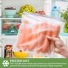 SPLF 6 Pack Reusable Gallon Freezer Bags Dishwasher Safe, BPA