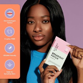 SKINCHOICE Pimple Patches XXL - Mighty Spot Patches (Pack of 10), Hydrocolloid Patches for Body, Cheek, Forehead, Chin, Dots for Acne Plasters, Vegan & Cruelty Free