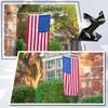 Jetec 2 Pcs Flag Holder Flag Bracket Heavy Duty House