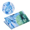 Bathroom Curtain with Hook Waterproof Elastic Hanging Shower Curtain for