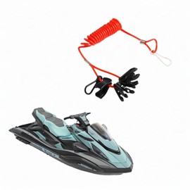 Ronyme Boat Kill Stop Switch Lanyard Cord,Sturdy Easy to Use for Outboard Engine Motor Replacement Outboard Engine Ignition Tether