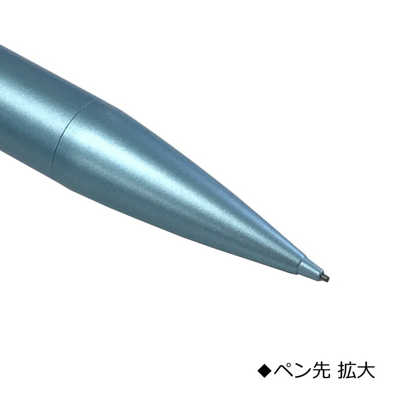 Tombow Mechanical Pencil 0.5mm ZOOM (Brass Finish) L105 Light Blue