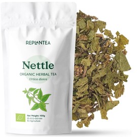 Nettle Tea Organic 100g (50 Cups) | Stinging Nettle Tea Leaf Organic Herbal Tea, Urtica Doica REPLANTEA