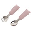5pcs Baby Feeding Kit Food Grade Silicone Bear Design Plate