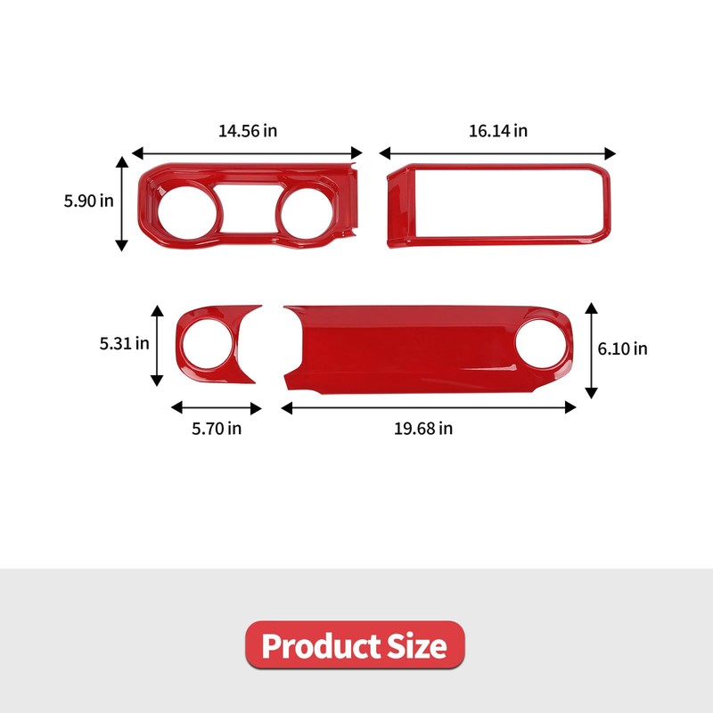 Jimen Fit for Jeep Wrangler JL JLU & Gladiator JT