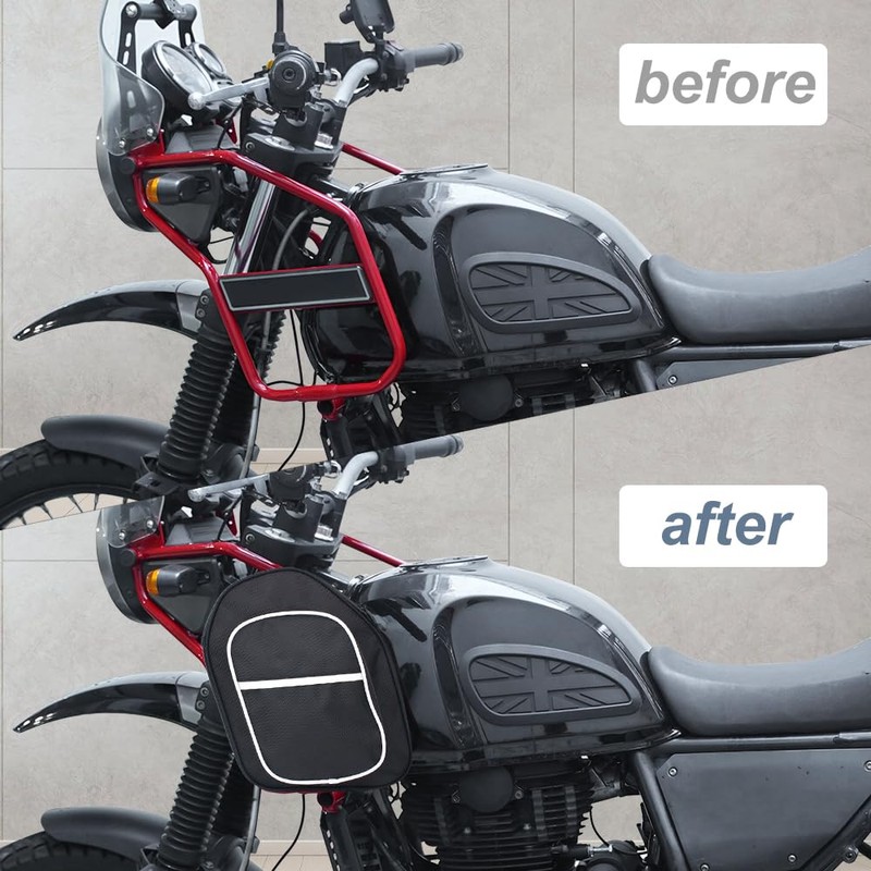 REARACE Motorcycle Front Frame Side Bags Compatible with 2018-2023 Royal