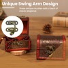 30 Pcs Retro Jewelry Box Hinges and Latches Set, Antique