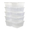 Life Story 10-Pack Plastic Storage Box, Stackable Shoe Organizer Tote