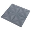 vidaXL Gray Origami 3D Wall Panels - Easy-to-Install Wall Coverings