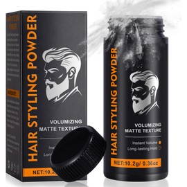 Hair Styling Powder for Men, 2 PCS Hair Texture Powder for Men, Natural Look Mens Styling Powder - Matte Texture Long-lasting Hold and Easy to Apply with No Oil or Greasy Residue