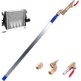 24'' Radiator Cleaning Wand, Portable Radiator Cleaning Tool, 4500 PSI Radiator Flush and Cleaner Tool, Radiator Pressure Washer Tool for Household Cars, Trucks, RV
