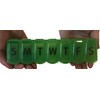 Apex 7-Day Ultra Bubble-Lok Pill Organizer (XL, Kelly Green)