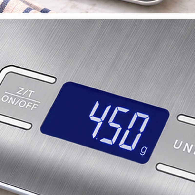 Electronic Kitchen Food Scale for Baking and Cooking – Clear