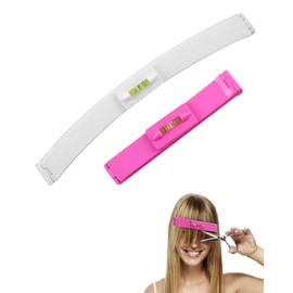 KGDUYC Pack of 2 Hair Cutting Aid, Hair Cutting Tool Clip, DIY Hair Cutting Tool, Easy Haircut, Professional Hair Cutting Tool Set, Salon Hairdresser Styling Ruler