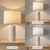 Cerriva 23" Ceramic Table Lamp Set of 2, 3-Way Dimmable