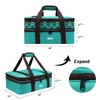 MIER Insulated Double Casserole Carrier Bag Thermal Lunch Tote for