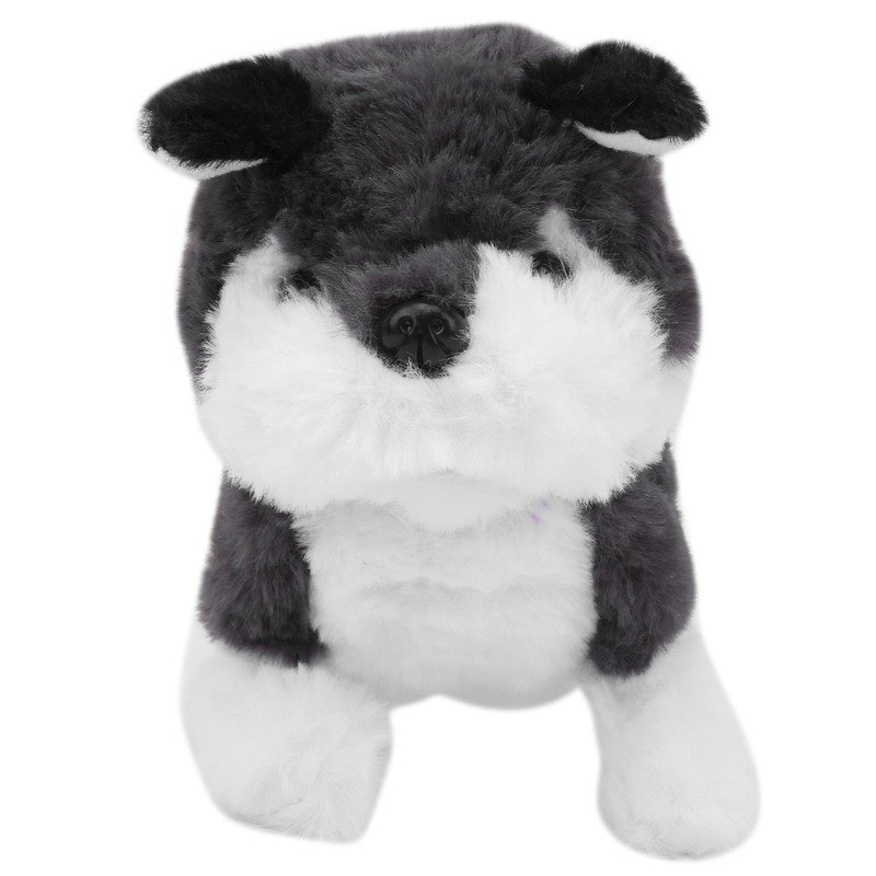 Electric Stimulation Plush Toy Pomeranian Pet Toy Husky Stuffed Animals