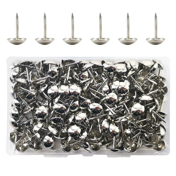 Ruidee 200 PCS Antique Upholstery Tacks,Upholstery Tacks Pins,Furniture Decorative Thumbtacks,Tacks