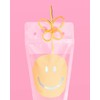 xo, Fetti Smiley Drink Pouches + Butterfly Straws - 16