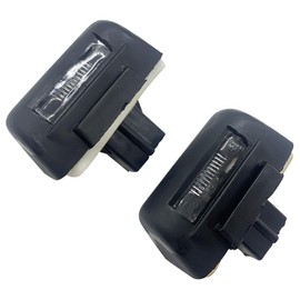 Riloer Car White LED License Plate Light Assembly 4388111, License Plate Light (Set of 2), 2002-2013 Compatible with Ford Transit Connect, 1995-2013 Transit MK5 MK6 MK7