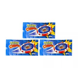 Lot of (3) 2006 Topps Pokémon Chipz Factory Sealed Booster Packs