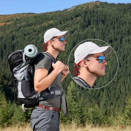 Glasses Strap Floatable, Pack of 6 Floating Glasses Strap, Glasses Sports Bands 6 Colours, Floating Water Sports Glasses Safety for Sailing, Surfing & More, Sports Glasses Strap for Women, Men and