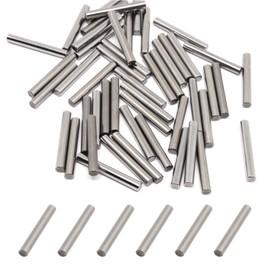 ZHMEINA 4mm x 30mm Shelves Dowel Pins, Stainless Steel Shelf Support Pegs Pin Rod, Fasten Elements, for Cabinet Furniture Fixing Component Position Join Components, 50PCS