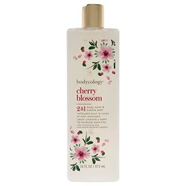 Bodycology 2 en 1 Body Wash Baño de Burbujas, Cherry Blossom, 16 fl oz