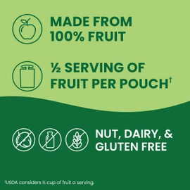 GoGo squeeZ Applesauce and Fruit Puree, Apple Banana, 3.2 oz (Pack of 48), Unsweetened Fruit Snacks for Kids, Gluten Free, Nut Free and Dairy Free, BPA Free Pouches (Packaging May Vary)