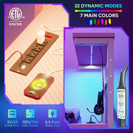 Bestier Pink Gaming Desk with Power Outlets, 44 Inch Led Gamer Desk with 4 Tiers Reversible Shelves, Pink Computer Desk with Headset Hook & Side Storage Bag for Bedroom (Pink 3D Carbon Fiber)