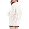 QUALFORT Cardigan Sweaters for Women 100% Cotton Button-Down Oversized Knit