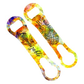 CUSTOMIZABLE V-Rod Bottle Opener - Tribal Pineapple