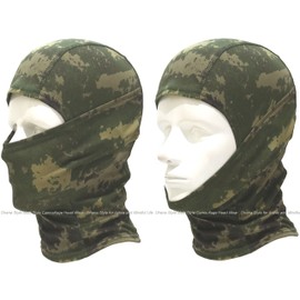 Dhana Style 3-Way Balaclava, Army Camouflage, BXB Tactical Face Mask/Military Camouflage Headwear, Survival Game, Bicycle, BMX, Bike, Outdoors, BXB (Forest Camouflage)
