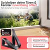 LouMaxx Window Stopper for Airing - Door Wedge - The