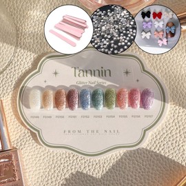 classic nail From the Nail Tannin Glitter Gel + 30 parts / 프롬더네일 탄닌 글리터젤+파츠 30개
