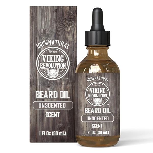 Best Beard Oil - All Natural Unscented Organic Argan &