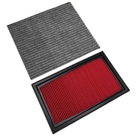 3.5L Engine & Cabin Air Filter Fit for 2013-2018 Nissan Altima, 2016-2023 Maxima, 2015-2024 Murano, 2013-2020 Pathfinder, 2014-2020 Infiniti QX60, Replace 16546-AA020 27277-3JC1A