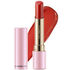 CARSLAN Moisturizing Creamy Lipstick, Long-lasting High Pigmented Lip Color, Smooth, Hydrating, Tangerine Red, 11