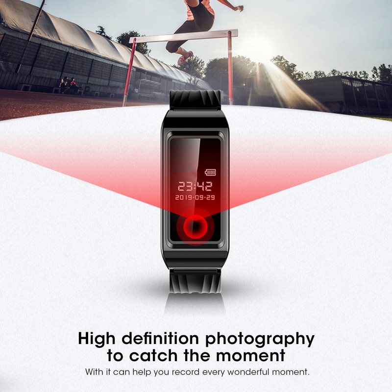 D6 1080P Voice Recording Smart Bracelet Watch Portable Camera Recorder