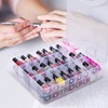 DreamGenius Nail Polish Organizer Case for 48 Bottles with 2